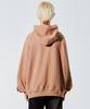 Oversized Cutout Hoodie Beige