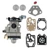 Engine Carburetor Kit for Hedge Trimmers and Brush Cutters with Fuel Filter
