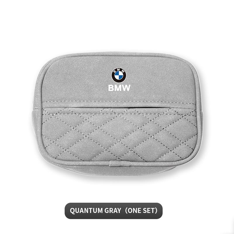 BBJC4 BMW Car Tissue Box Seat Back Hanging Storage Bag Carton sticker For F30 X2 X4 E90 F20 E36 E87 E92 E91 X3 X1 E28 E46 E60 E70 E39