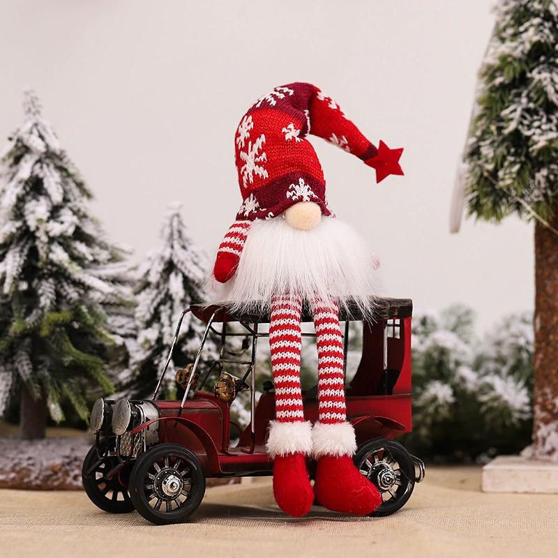 Vánoční ozdoby Vánoční trpaslík Santa Xmas Veselé vánoční dekorace Potřeby Stolní dekorace na dárky Produkty Tkanina