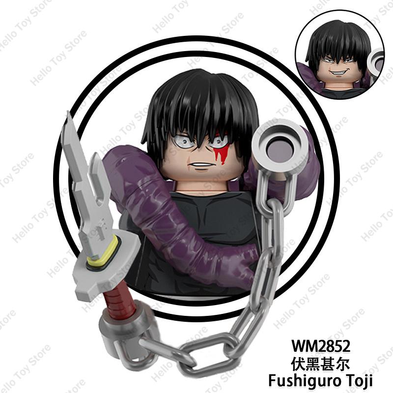 Jujutsu Kaisen Hot Anime Mini Acion Figures Satoru Gojo Model Classic Cartoon Building Blocks Itadori Yuji Dolls Bricks Toy Gift