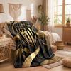 Athletic Bilbao Football Print Flannel Blanket Soft Warm Sofa Bed Throw Blanket For Home Office Bedroom