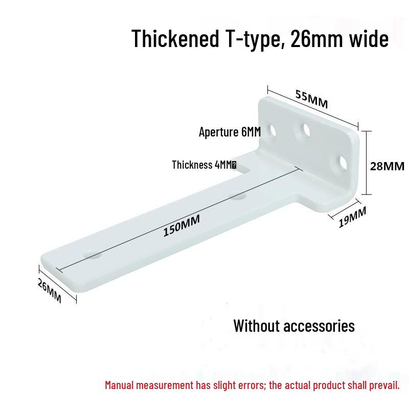 Soporte Triangular de Pared Invisible para Estantes de Escritorio o Mueble de TV
