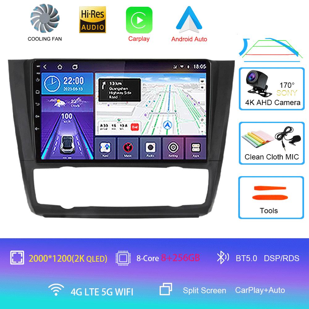 Android 12 For BMW Serie 1 Serie 1 E88 E82 E81 E87 2004-2012 Multimedia Navigation GPS Video Autoradio Player Car Stereo Carplay