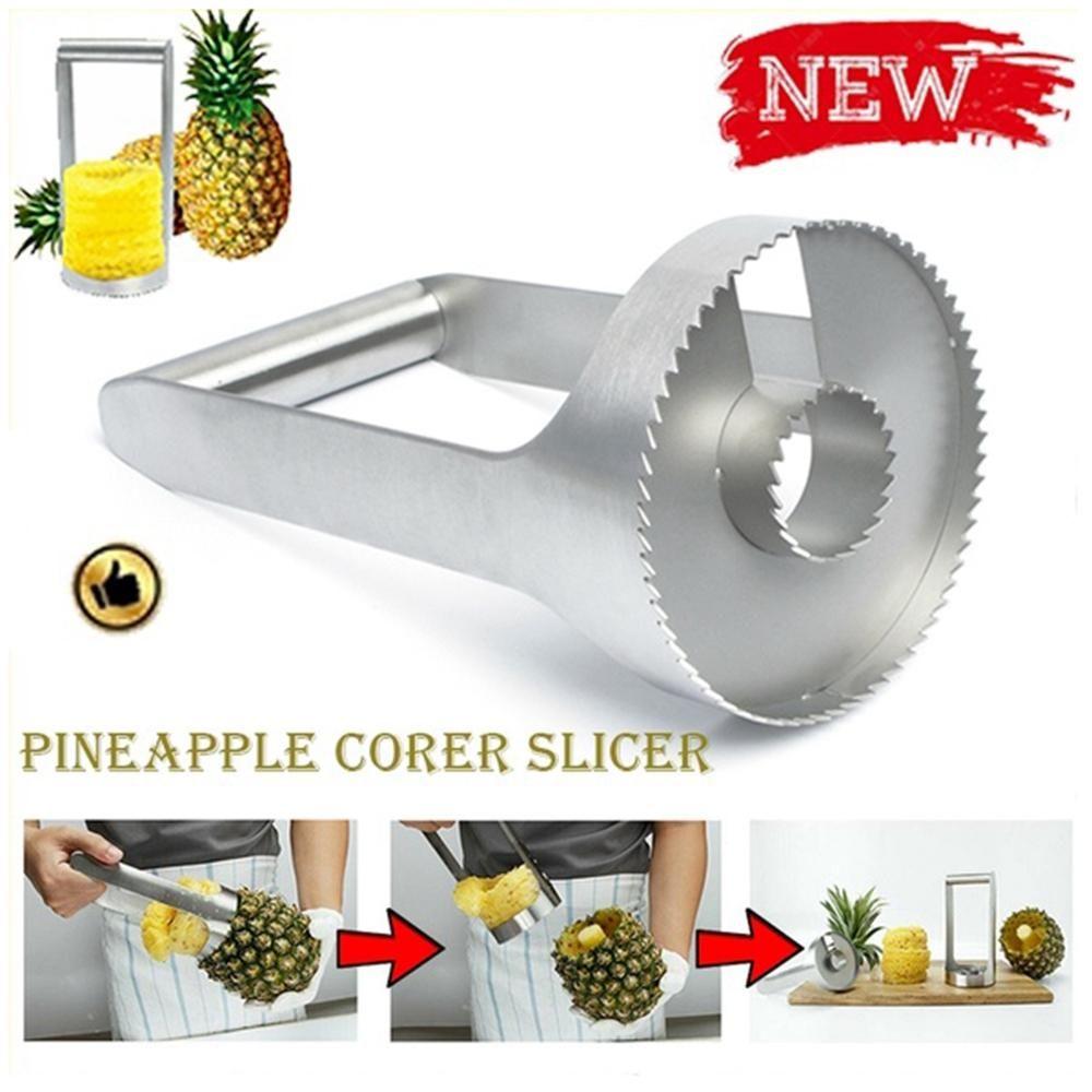 

Eco-friendly Fruits Vegetable Home Peeler Kitchen Tool Cutter Pineapple Slicer срібний