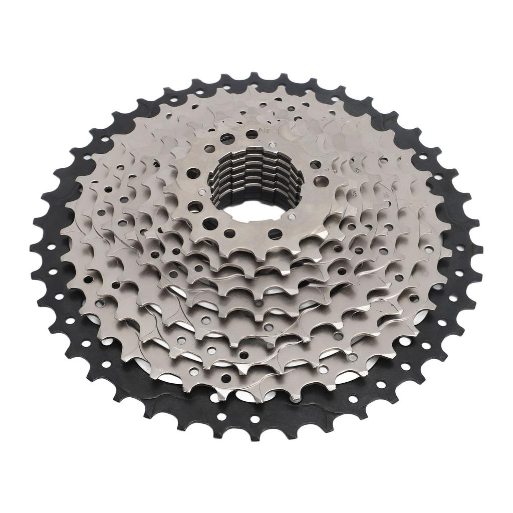 9 Speed 14‑42T Freewheel 9 Speed Cassette Aluminum Alloy Bike Freewheel for Electric Bike Moped