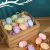 6Pcs Foam Material Easter Eggs Pendant Simulation Egg Easter Festival Decoration  Easter Party