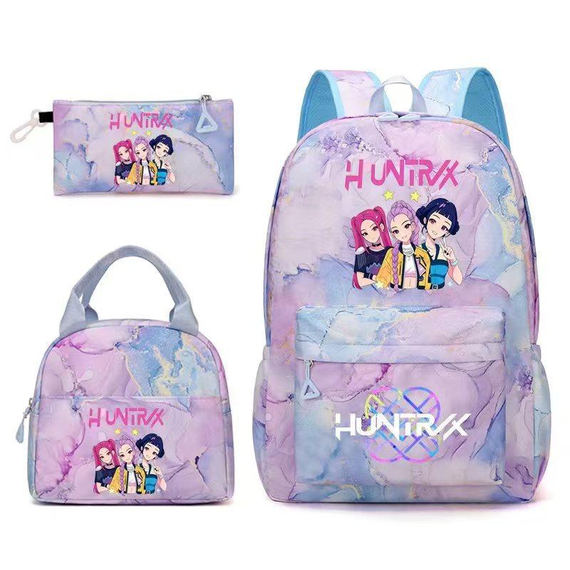Kpopn Witch Hunter Backpack Elementary School School Style School Bag Travel Backpack Three-Piece Set