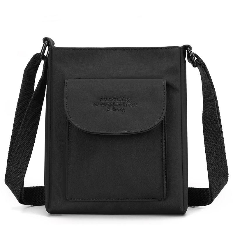 Shoulder bag casual versatile simple messenger bag women's leisure commuting printable mobile phone bag
