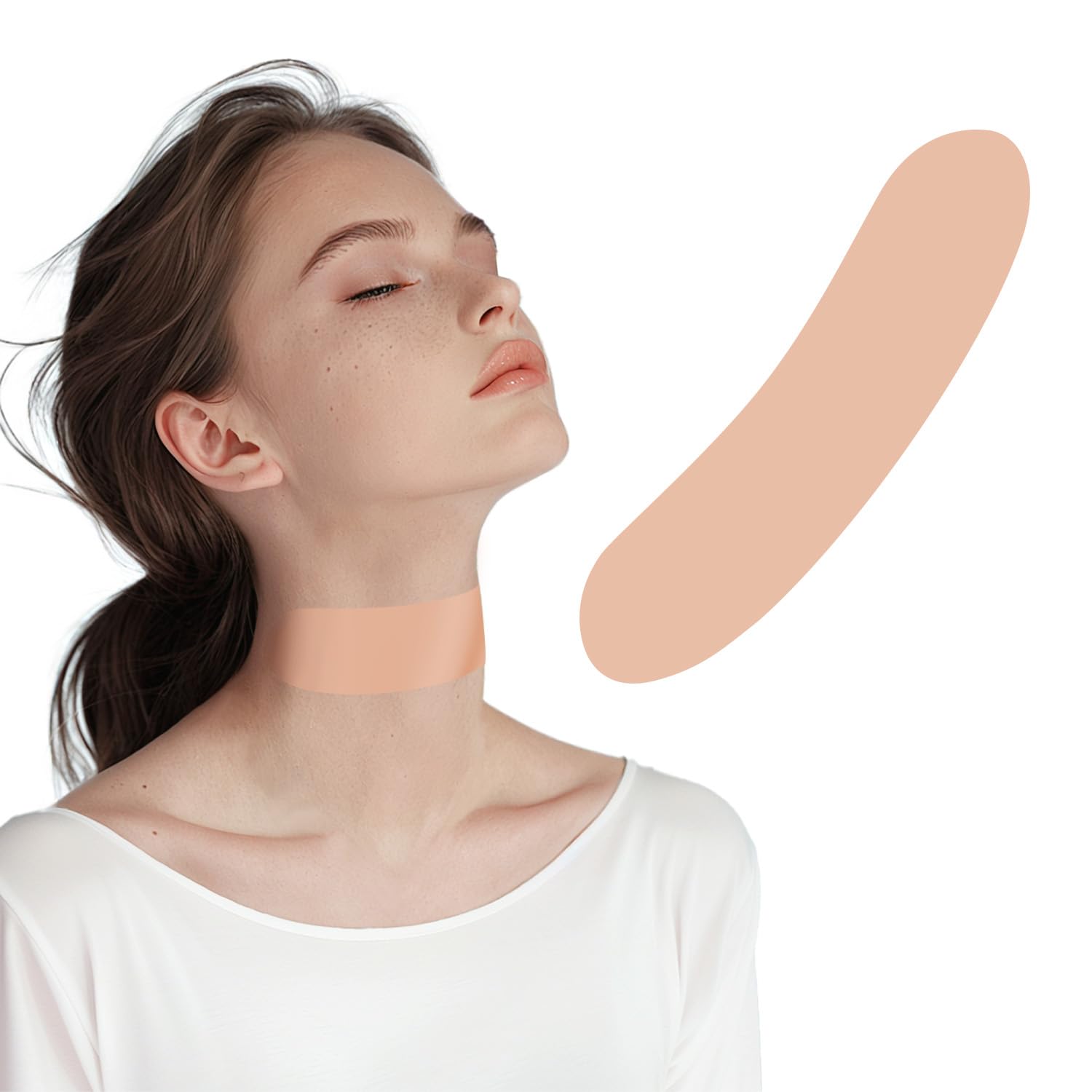 

BOROLA Reusable Silicone Neck Wrinkle Patches for and Sagging Tightening and Smoothing Suitable for All Skin Types Skin Patches, Anti-Wrinkle