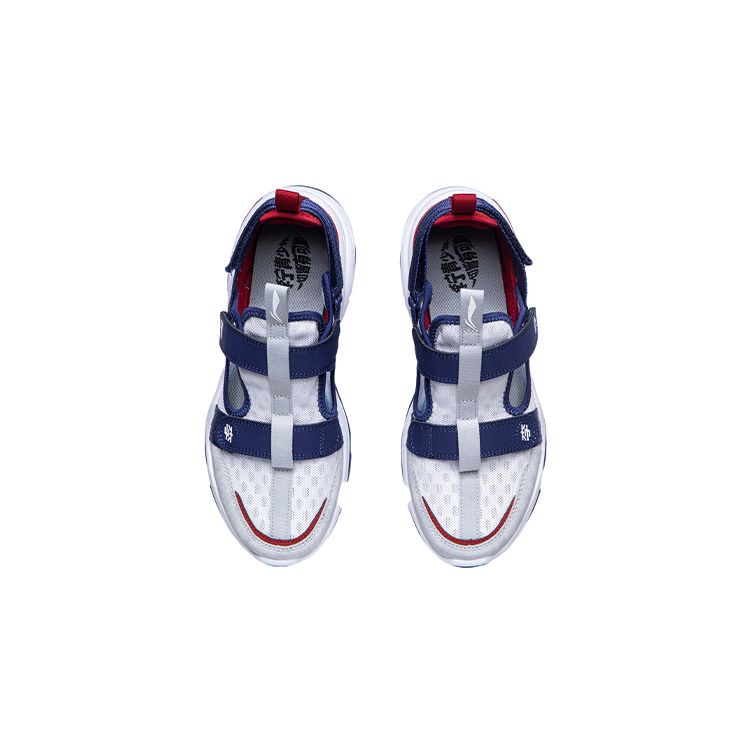 Li Ning Comfortable Breathable Sports Sandals Kids Footwear Blue Red YKCR084-5
