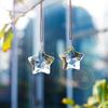 Yousheng 1/6Pcs Faux Crystal Star Suncatcher Decoration Indoor Outdoor Garden Window Wall Hanging Rainbow Maker Clear Five-pointed Star Ornament