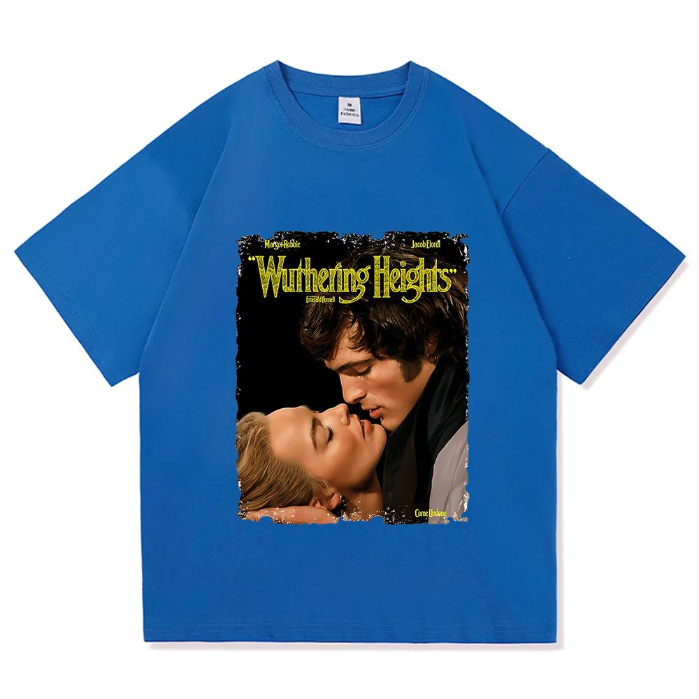 Wuthering Heights Film Graphic Tshirt Summer Short Sleeve Loose Casual Female Tshirts Oneck Women Unisex Tees Print Merch T Shirt