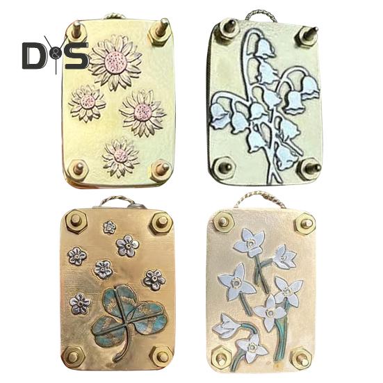 Mini Metall Blomsterpress Form DIY Torkade Blommor Växter Tillverkning Pressverktyg Blomsterpress Konstbräda Barn Vuxna Nybörjare Blomsterhantverk Älskare Gåva