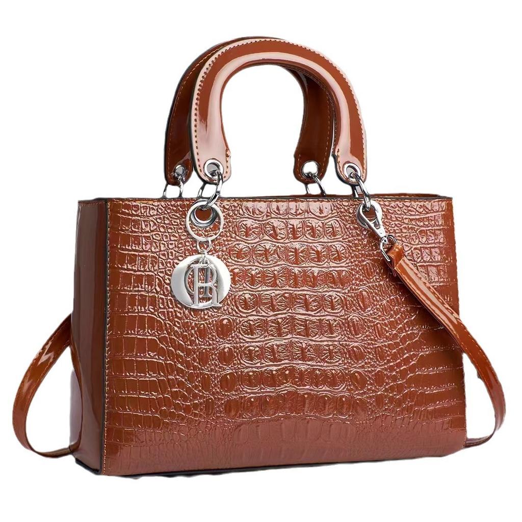 Neue Krokodilmuster Großraum Trendige Modische und Vielseitige Einzel-Schulter Umhängetasche mit Einer Stilvollen und Hochwertigen Textur