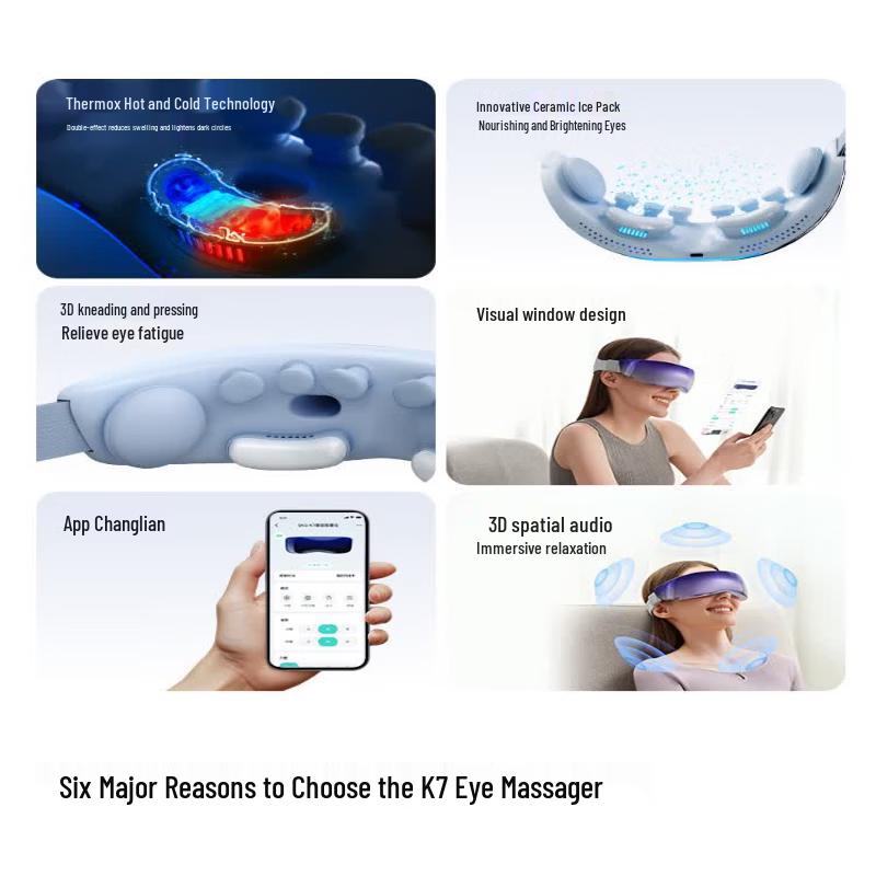 SKG K7 Intelligent Eye Massager CN plug (adapter included)