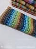 1yard Color Woven Stripes PP Raffia Woven Fabric Breathable PP Straw Fabric for Handbags, Bags, Shoes and Hats Craft Fabric