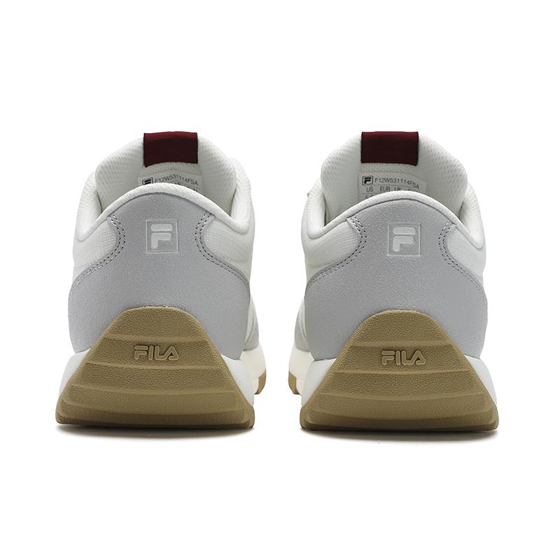 Fila 1970 Roaming Shoes Retro Fashion Versatile Sports Breathable Lightweight Low-Top Casual Shoes Women Sneaker White Gray F12W531114FSA