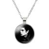 Elegant Michael Jackson Time Gem Pendant Necklace With Alloy Charm 51-80cm Long