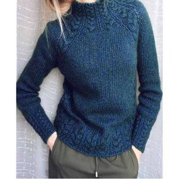 

Женский осенне-зимний свитер больших размеров с утолщением и длинными рукавами, тонкий, теплый, облегающий, вязаный свитер XXS