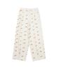 KODAK Cine Lounge Light Pattern Straight Pants Ivory