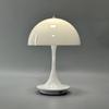 LED Mushroom Small Table Lamp Portable USB Charging Dimmable Flower Bud Lamp Bedroom Bedside Lamp