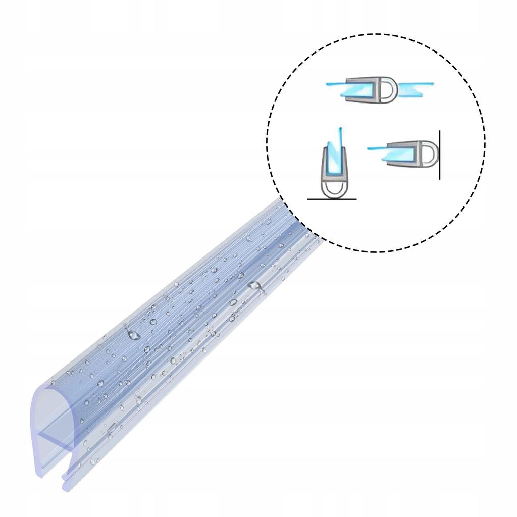Shower cabin seal DK04 4mm-5mm 10cm
