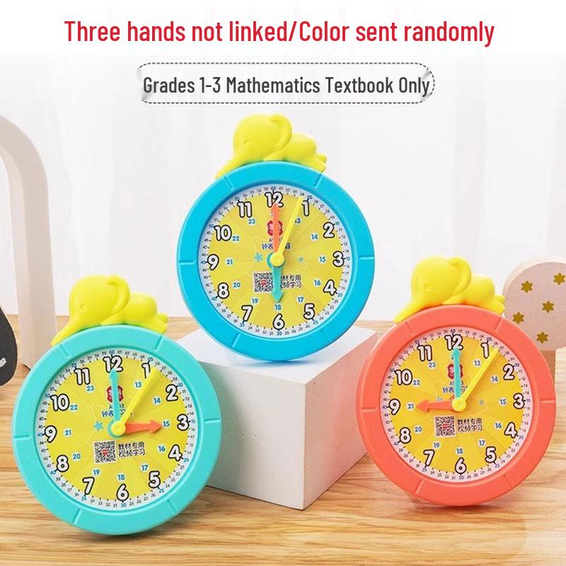 Learn Fun 24-Hour Electronic Clock Model - Three-Hand Linkage for Learners