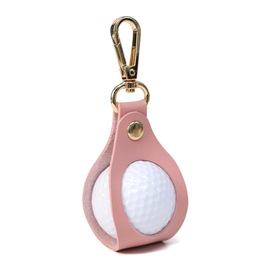 Skórzany Uchwyt na Piłeczki Golfowe Przenośna Torba na Pasek z Klamrą ze Stopu Cynku Akcesoria Golfowe Mężczyźni Kobiety Prezent dla Golfera
