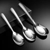 Hotel Cooking Stainless Steel Kitchen Tableware Flatware Soup Spoon Dinner Scoop