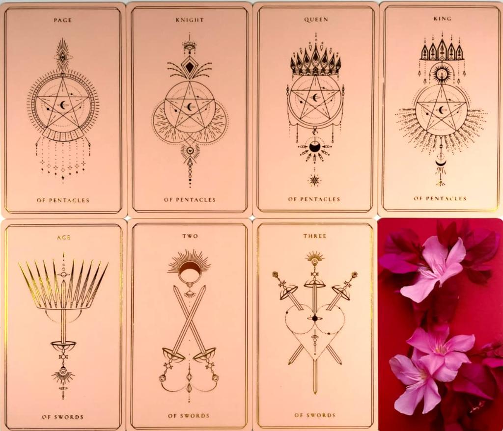 Soul Cards Blush Pink Tarot Waite 78 Tarot with Japanese Authentic Product I.I.J Cards, Edition, Cards, Reading, Instructions,