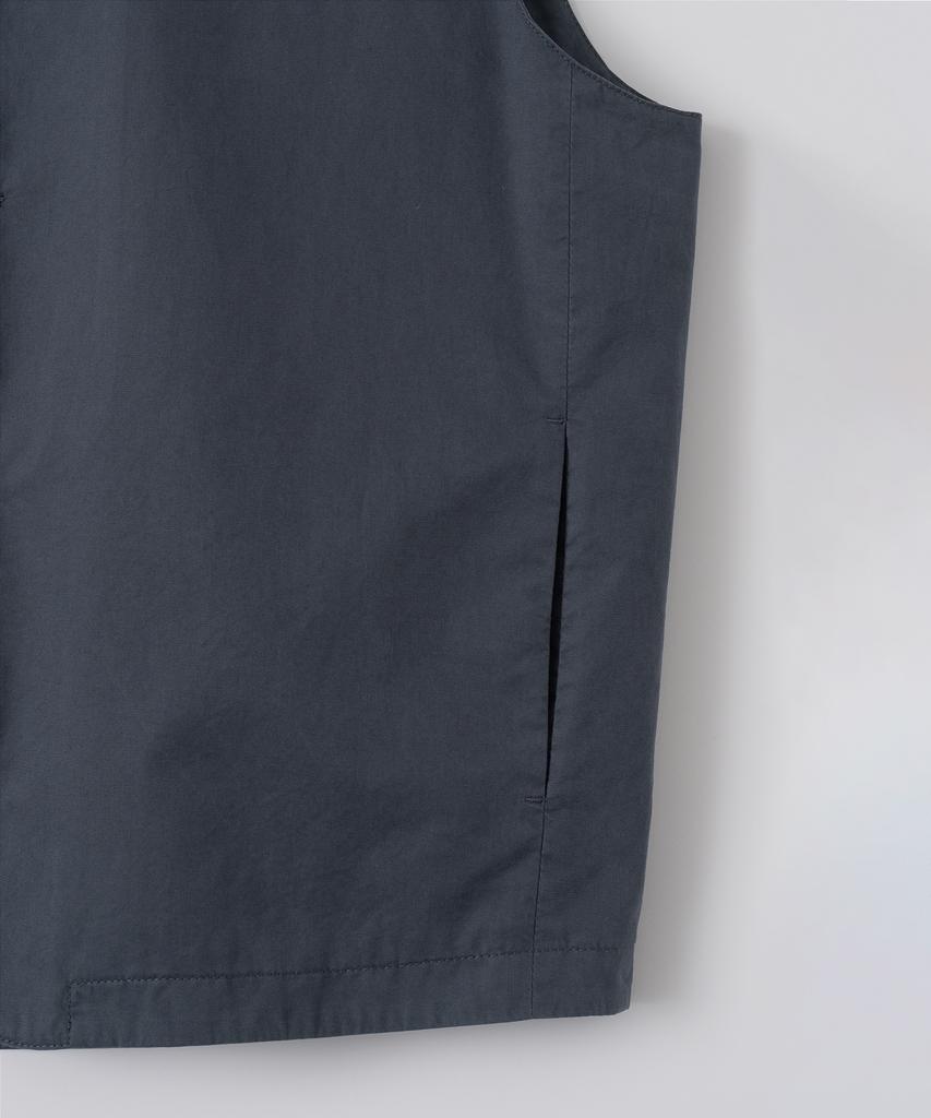 Another Office Bonjour Round Neck Vest (Nautical Gray)