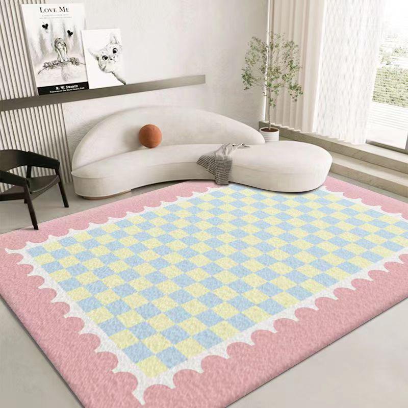 Plush Imitation Cashmere Carpet - Thick, Year-Round Floor Mat for Bedroom or Living Room