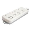 BULL 4-Outlet Power Strip with Individual Switches