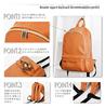 Square Backpack RRG40038 Camel [Rename]