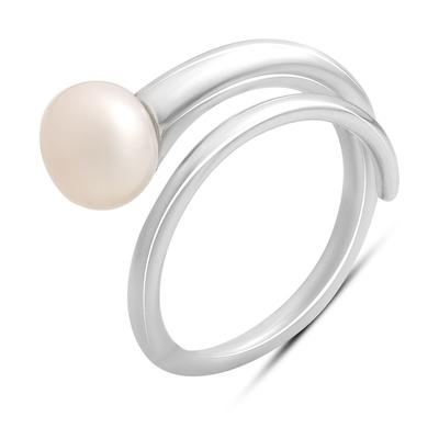 Silver Ring with Natural Pearl, Product Weight 5.17 Gr (2185024)