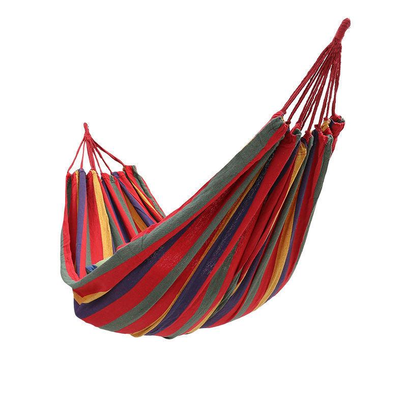 Hammock Outdoor Sleeping Thickened Single Outdoor Anti-rollover Canvas Children's Swing Chair Shaker