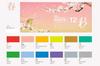 Holbein Art Gouache, Made in Japan: Opaque Watercolor Paints, Japanese Traditional Color Series, "Irodori" 15ml, 12-Color Set (Spring/Summer/Autumn/Wi