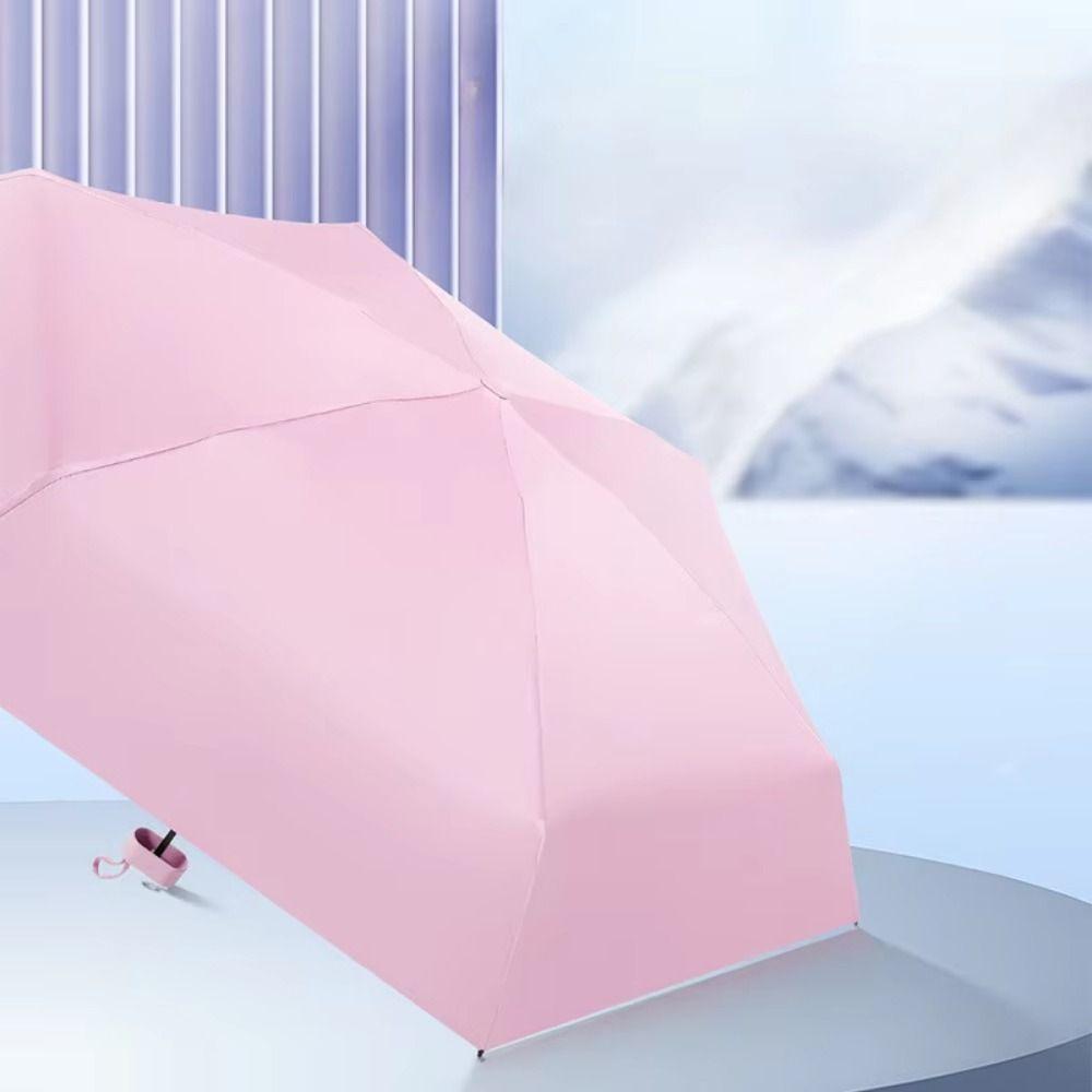 UV Protection Mini Sun Umbrella UPF50 Hand Operated Parasol Compact Travel Rain Umbrella  Travel