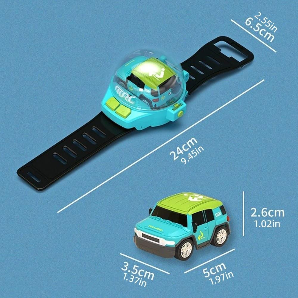 USB Charging Wireless Watch Car 2.4 GHz Mini Zinc Zinc Alloy Racing Funny Toy RC Car Boys Girls
