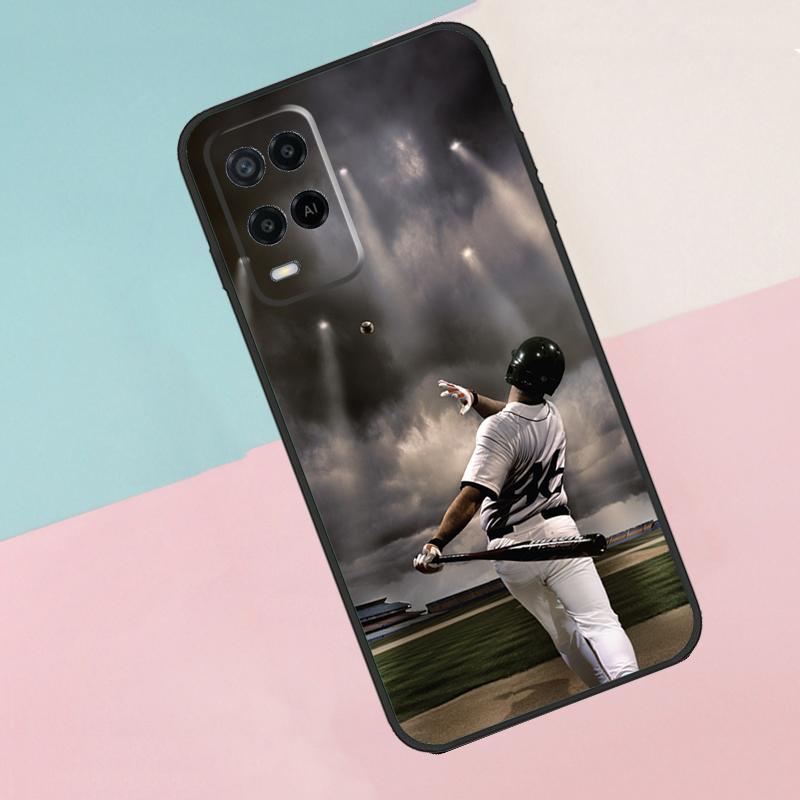 

Baseball For Oppo A74 A94 A54 A80 A78 A98 A40 A60 A18 A38 A58 A15 A17 A77 A57S A16 A76 A96 Phone Case OPPO A80 5G