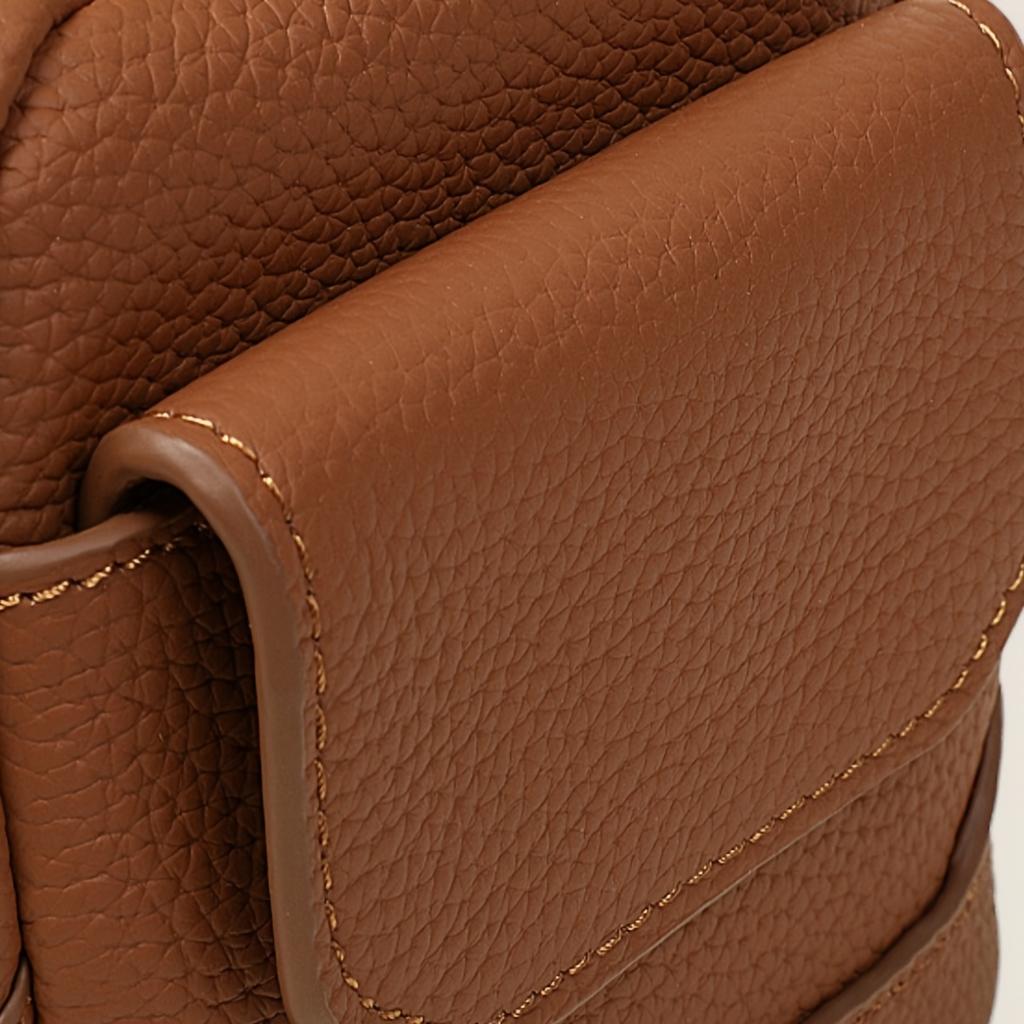 1pc Women's Leather Wallet Handbag, Made Of Soft Leather, Suitable For Mobile Phones