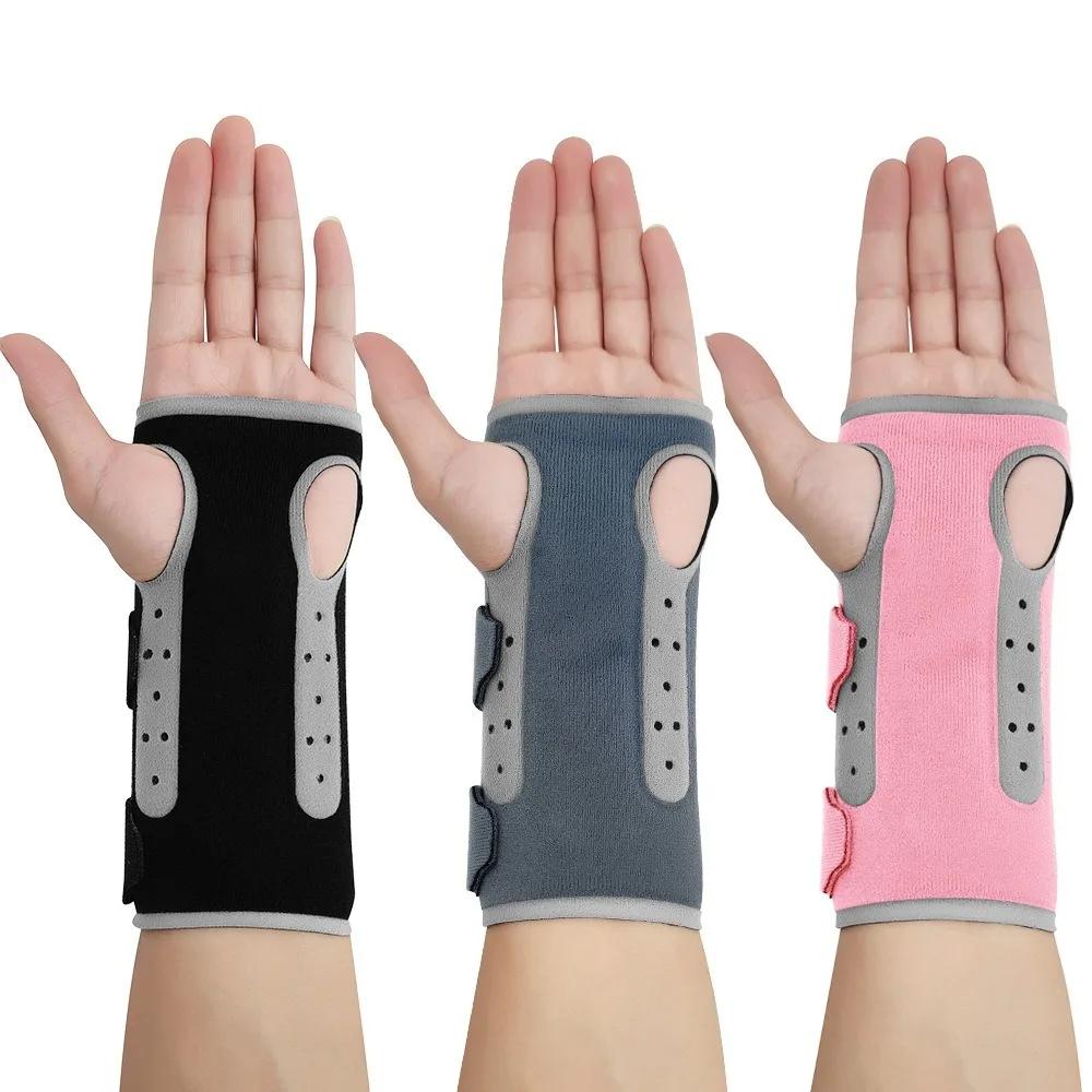Bc Pet Supplies Women's Pink Hand Wrist Brace With Splint Tendonitis Men Sprained Wrist Support Carpal Tunnel Hand Splint Wrist Pain Relief Immobilizer