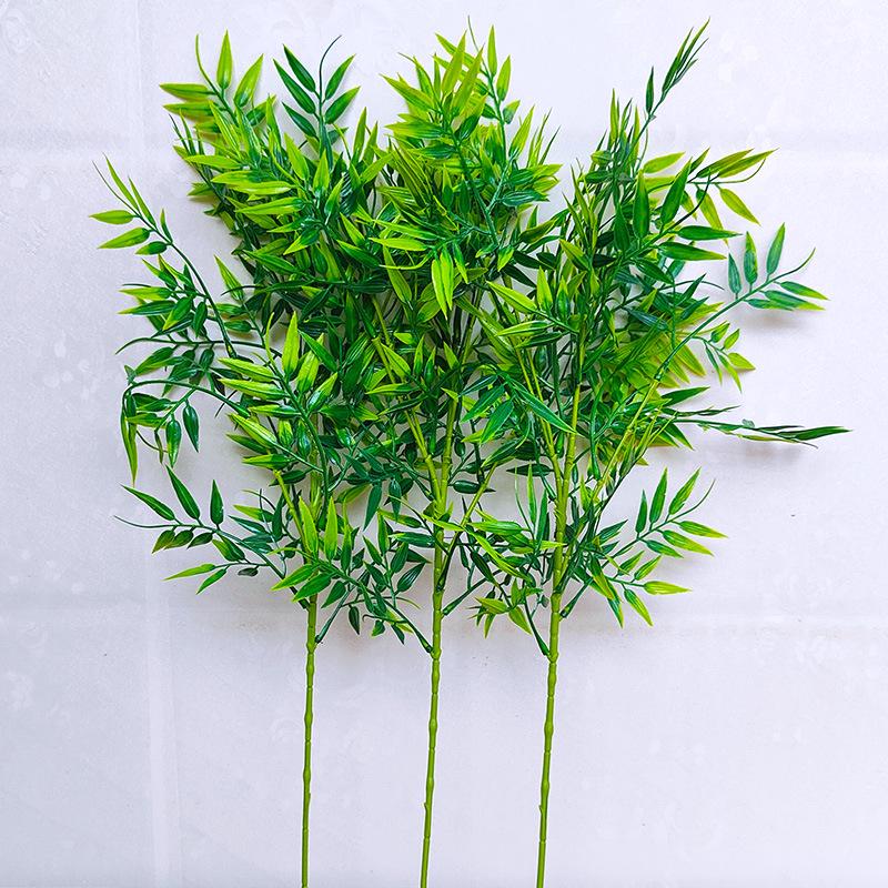 Künstliche Bambusblätter und -zweige für Gartendekoration