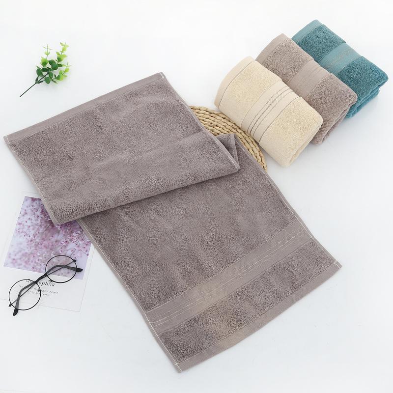 Embroidery Men's Face Towel - Soft & Thickened Cotton for Home Use, Customizable Gift