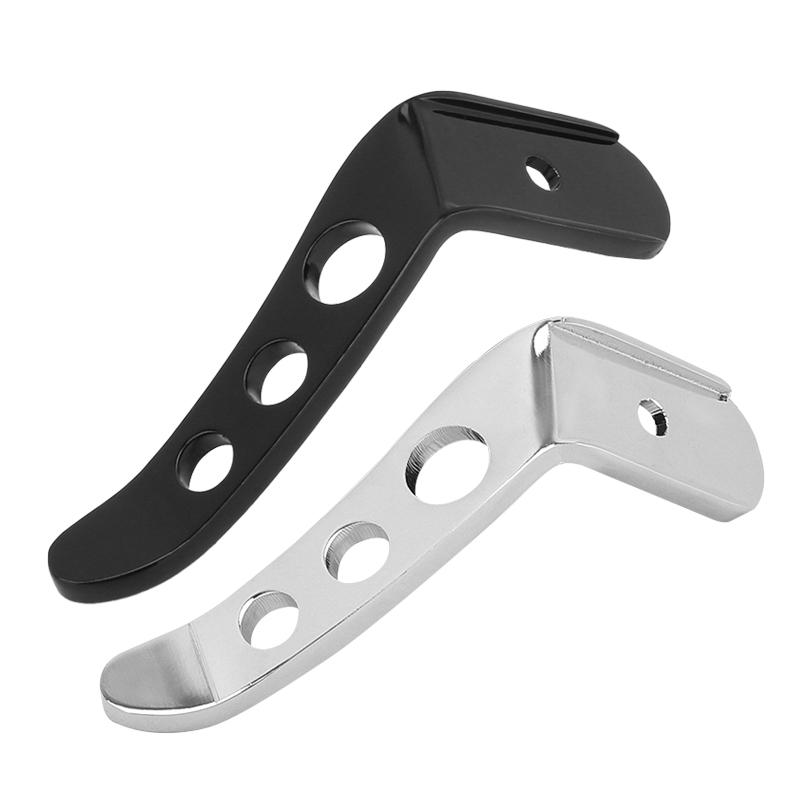 Motorcycle Black Foot Pedal Stand Kickstand Extension Chrome For Harley CVO Touring Road King Electra Street Glide 1991-2022