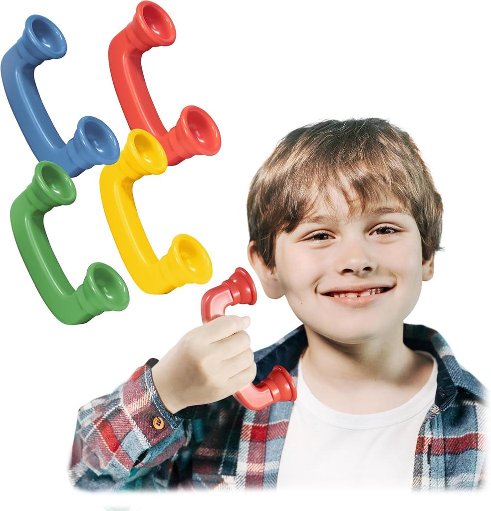 Novelty 4 Pack Whisper Phones Speech Therapy Toys for Reading & Auditory Feedback - Improve Comprehension & Pronunciation