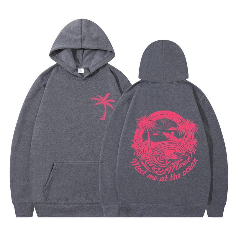 Mens Oversized Drop Shoulder Hooded Sweatshirt Loose Fit Casual Streetwear Winter Cotton Blend