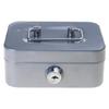 Metal Locking Cash Storage Organizer With Carry Handle Compact Case Container Suitable For Office Supplies Workshop Tool