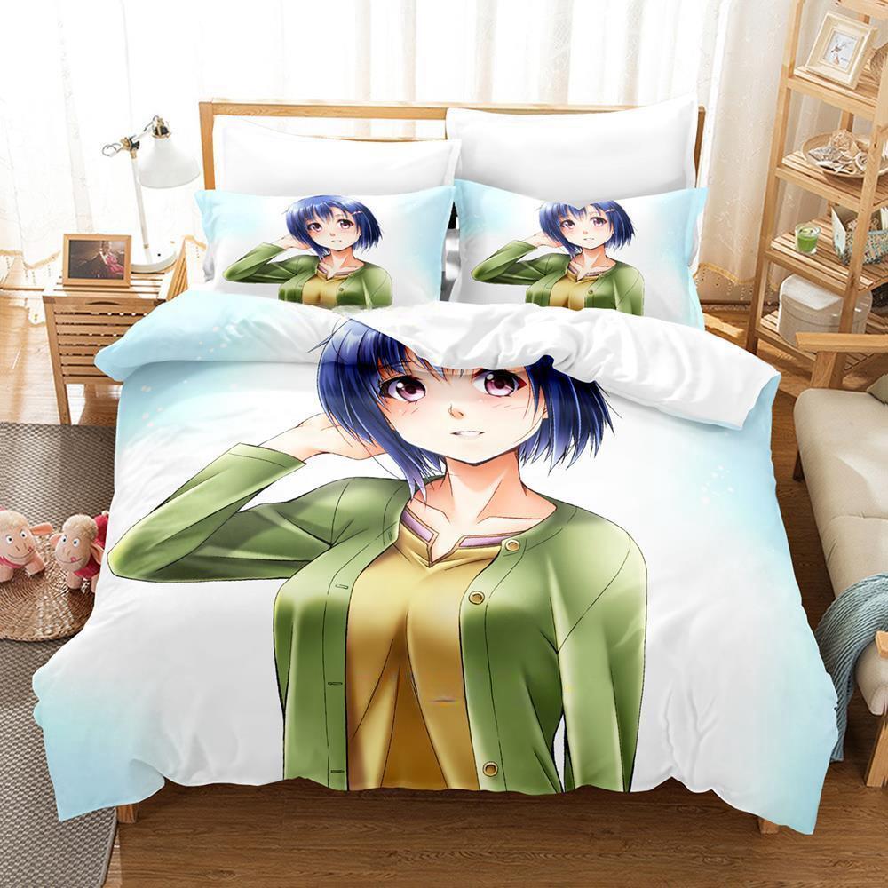 New Remake Our Life! Bedding Set Single Twin Full Queen King Size Bed Set Adult Kid Bedroom Duvet Cover Sets Anime Bed Sheet Set